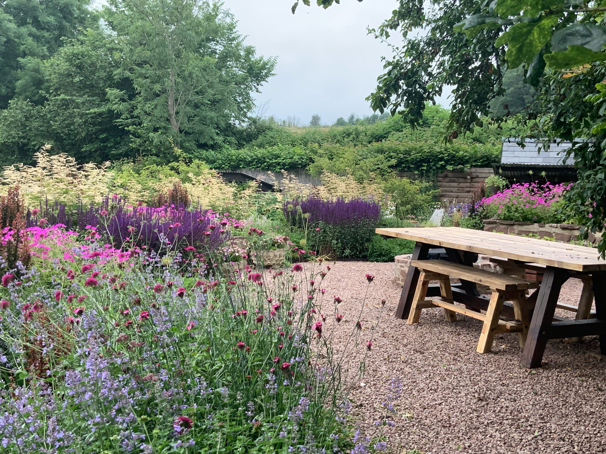 Welsh borders garden